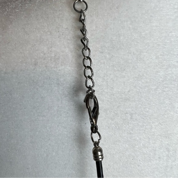 Necklace Silver Large Heart Metal Pendant - Picture 5 of 5